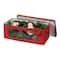Household Essentials Red & Green Ornament Storage Box with Window